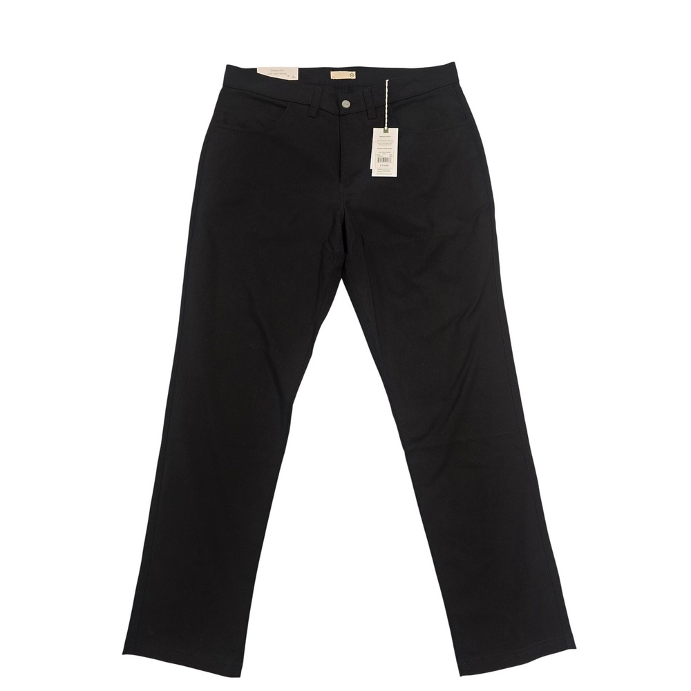 Tasc Performance Mens Motion Pant Straight Fit Black Golf Travel TM690-001 32x30